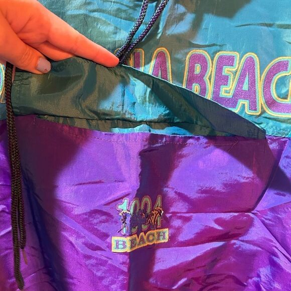Daytona Beach Vintage HR Funwear, Inc 10-12 Small Windbreaker Jacket - Picture 4 of 8